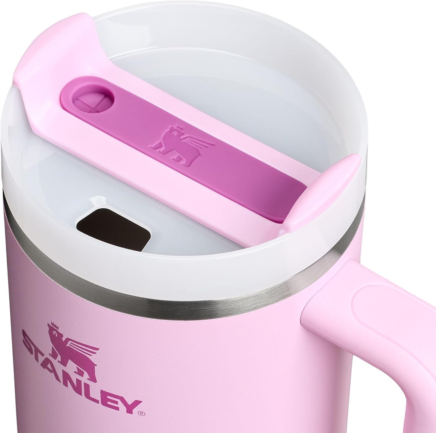 Stanley Quencher H2.0 - Vaso de acero inoxidable con asa, pajilla y...