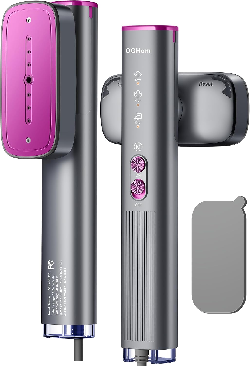 OGHom Vaporizador para ropa, vaporizador de viaje de 110-240 V y pl...