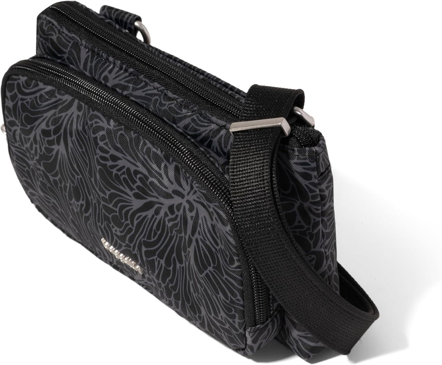 Securtex - Mini cartera cruzada antirrobo, ligera, 8.4 x 4.5 pulgad...