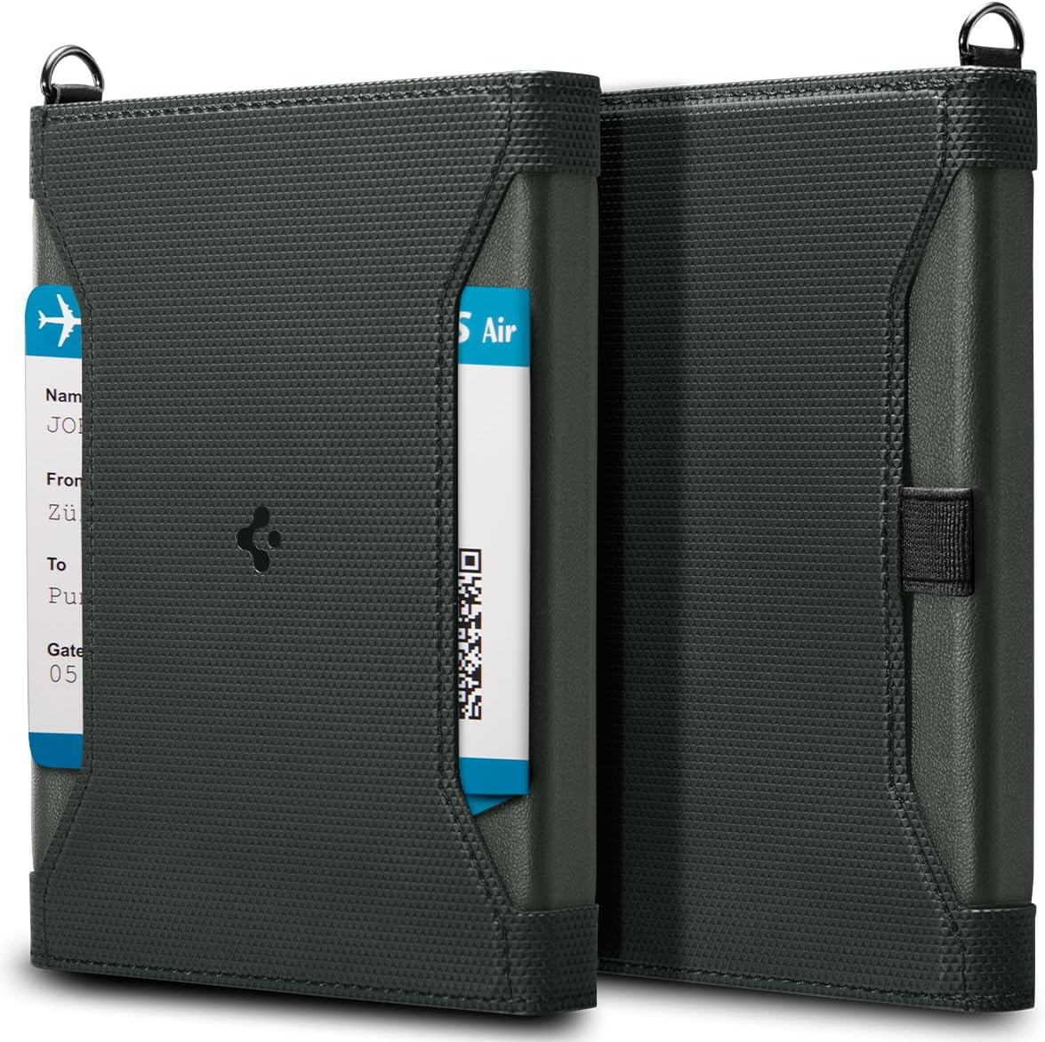 Spigen Life para pasaporte Funda para tarjeta con tecnología de blo...