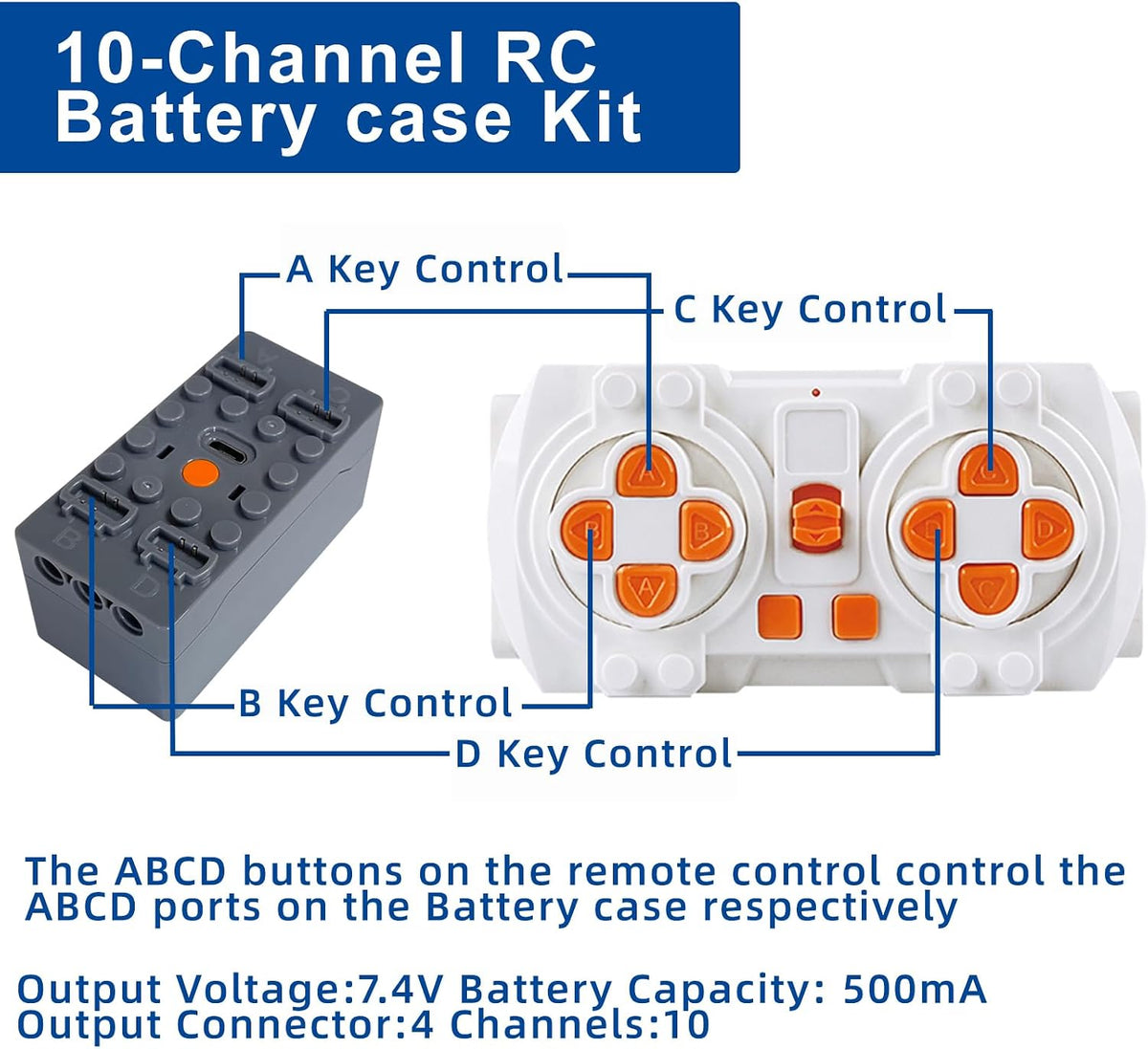 Kit de motores de funciones de potencia 14 en 1 compatible con Tech...