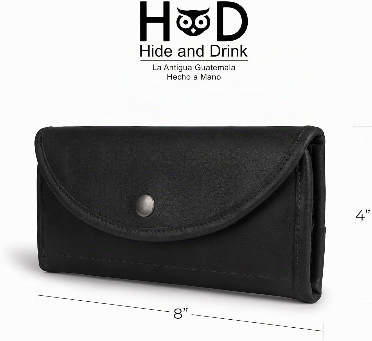 Hide &amp; Drink, Cartera de mano para mujer, soporte para dinero y...