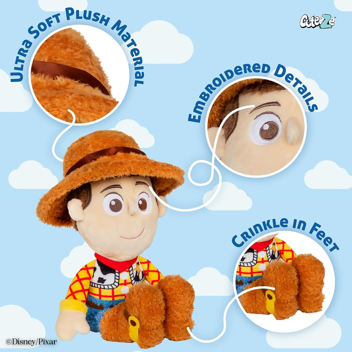 Kids Preferred Disney Pixar Toy Story Woody Toy Cuteeze - Juguete d...