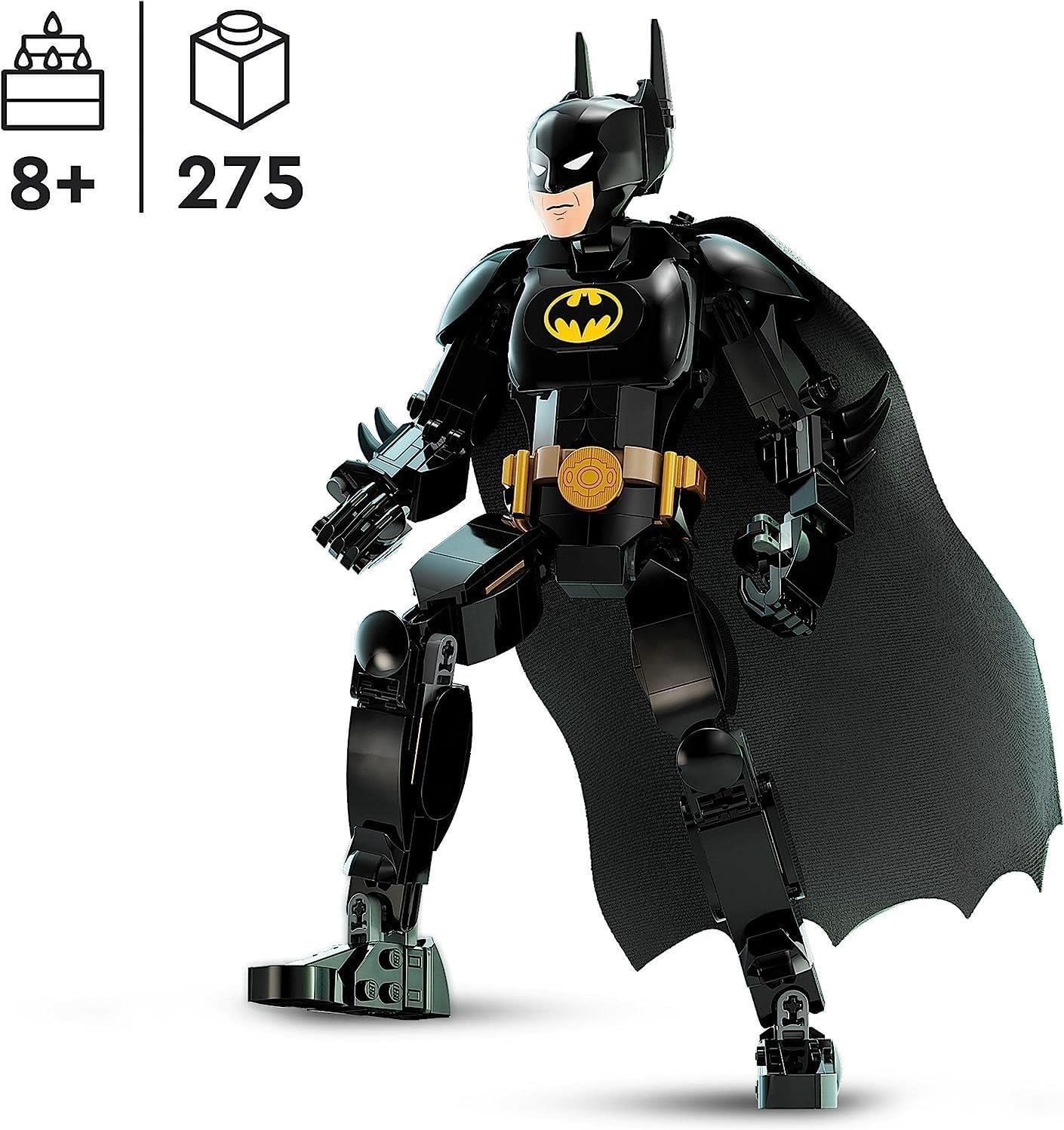 Lego 76259 DC - Figura de Batman de superhéroe, juguete de construc...