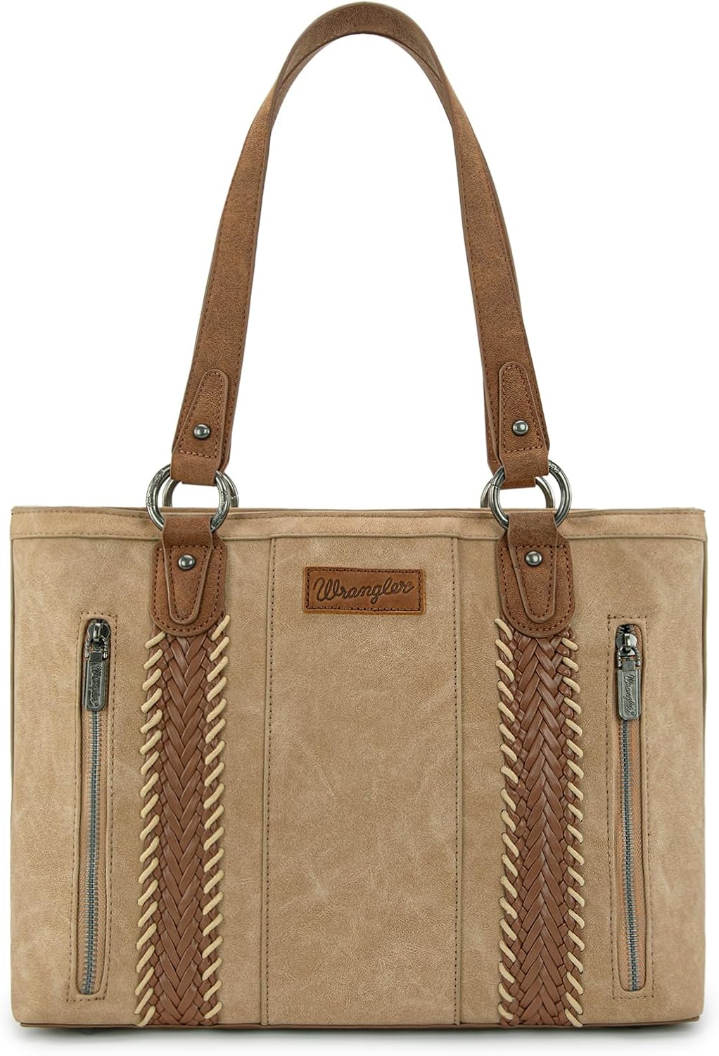 Montana West Wrangler Bolso de mano para mujer con múltiples bolsil...