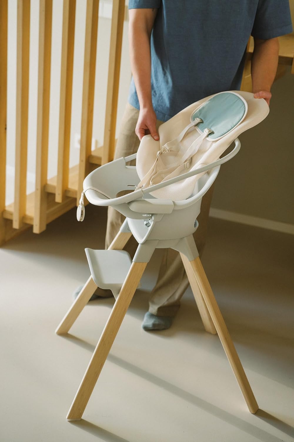 Stokke Clikk - Conjunto para recién nacido, color gris nube