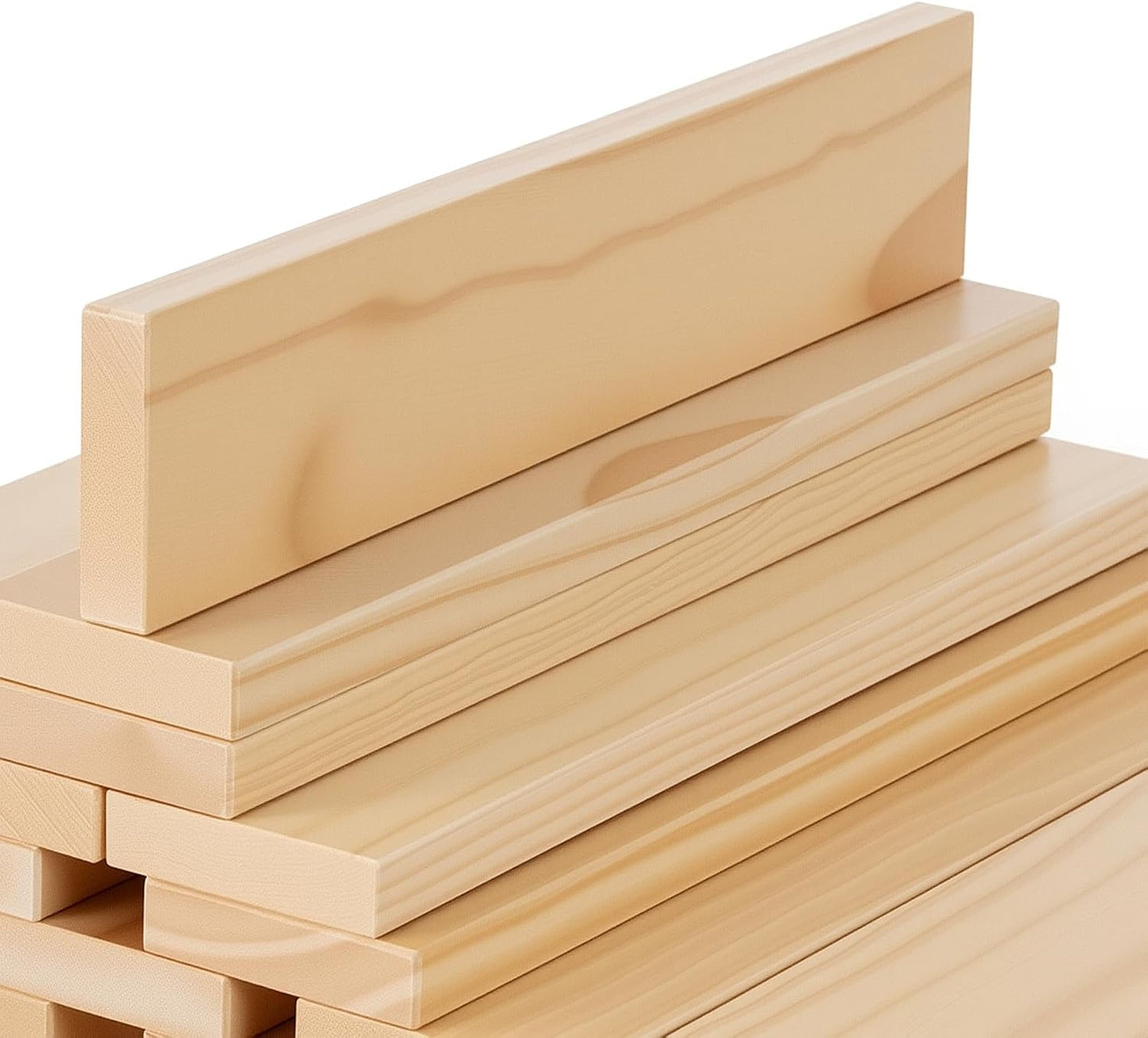 Bloques de construcción gigantes de madera para niños y aulas, 32 t...