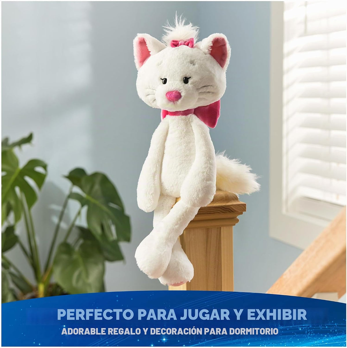 GUND Disney Oficial Peluche Marie, Muñeco de Peluche de Gato de Los...