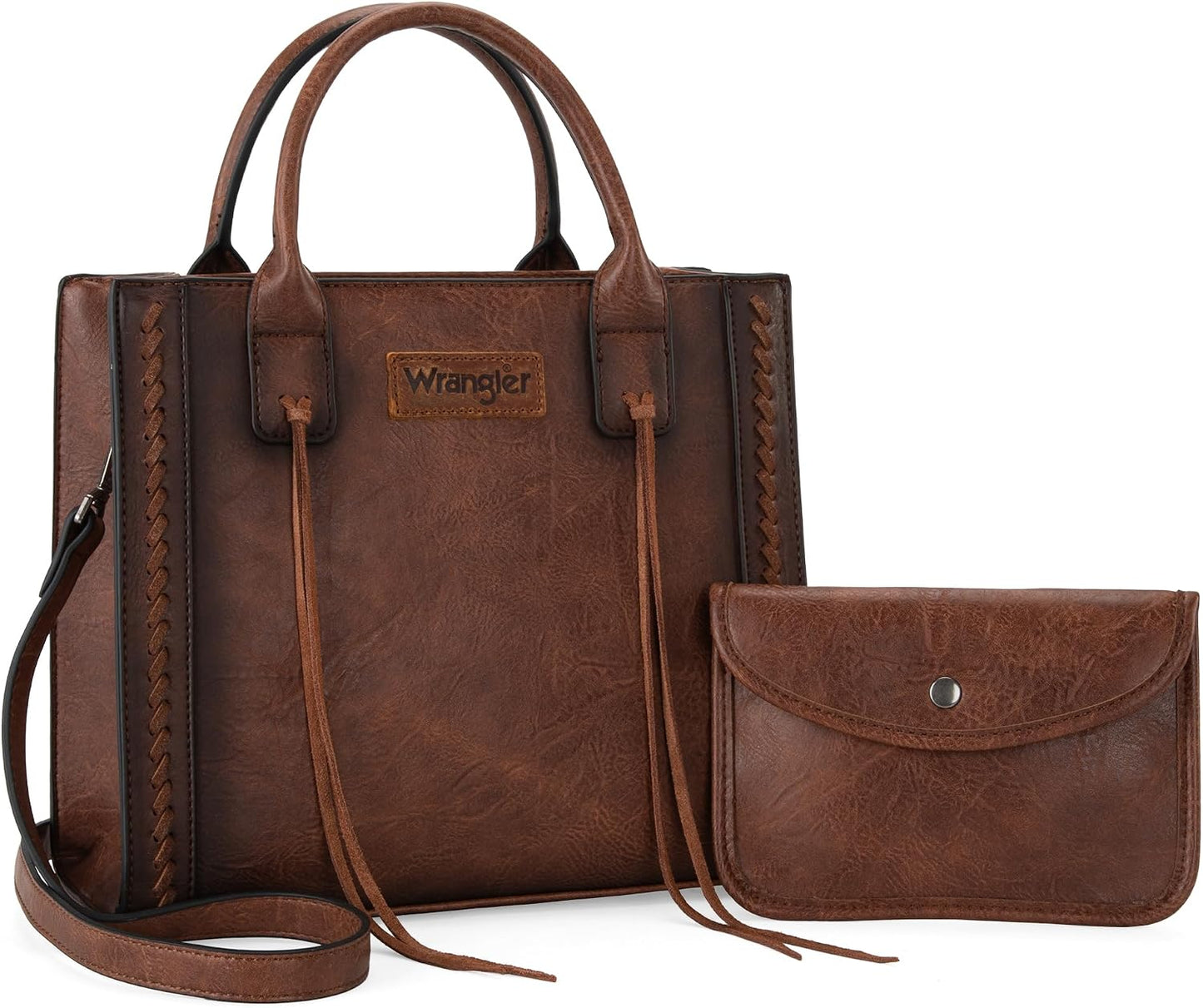 Wrangler - Bolsa de mano para mujer, juego de bolso y cartera de pi...