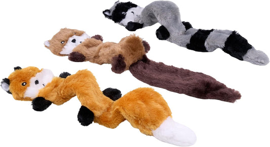 ZippyPaws Skinny Peltz - Paquete de juguetes para perros sin rellen...