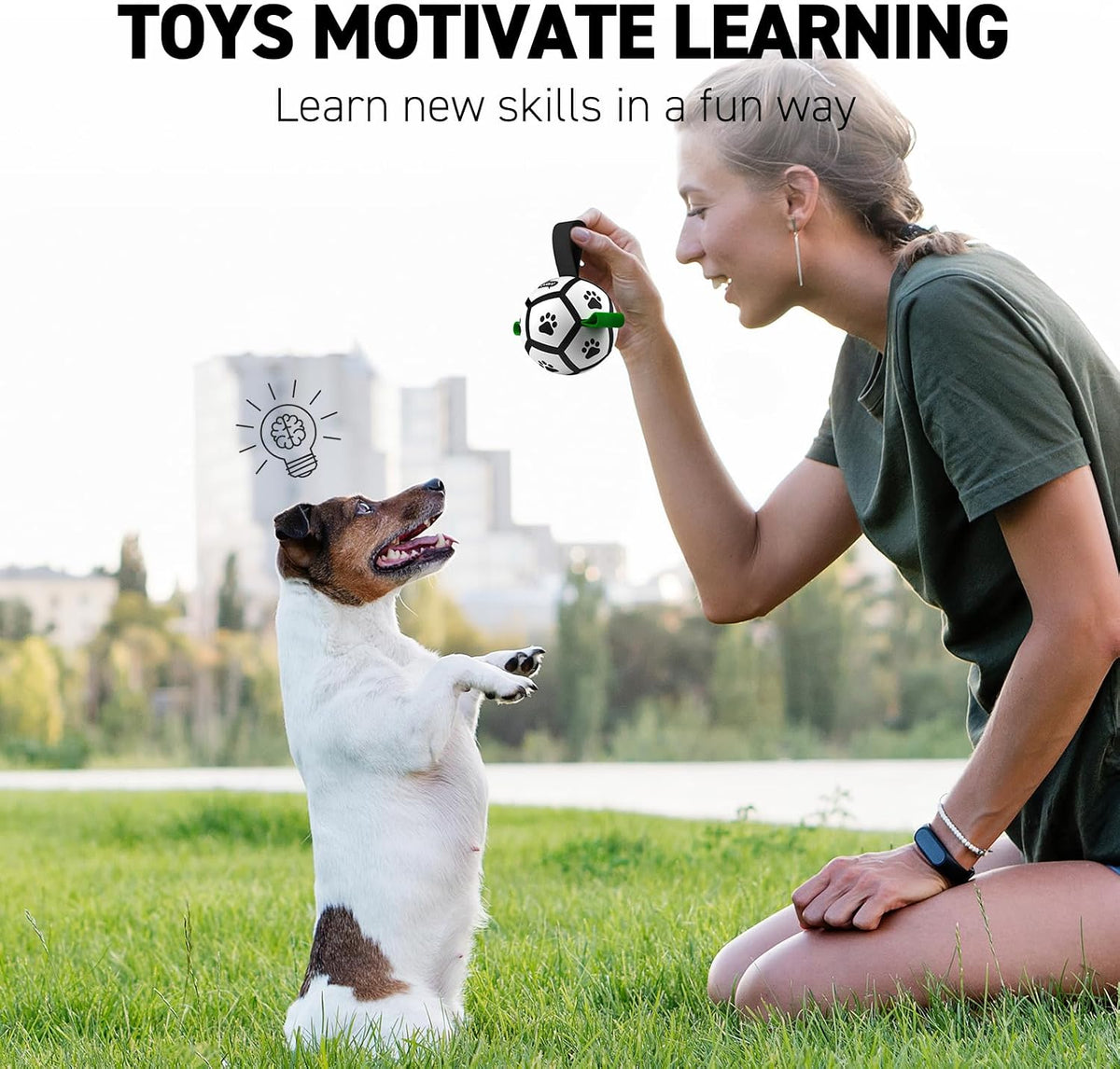 QDAN Juguetes para perros pequeños, pelotas para cachorros, pelotas...