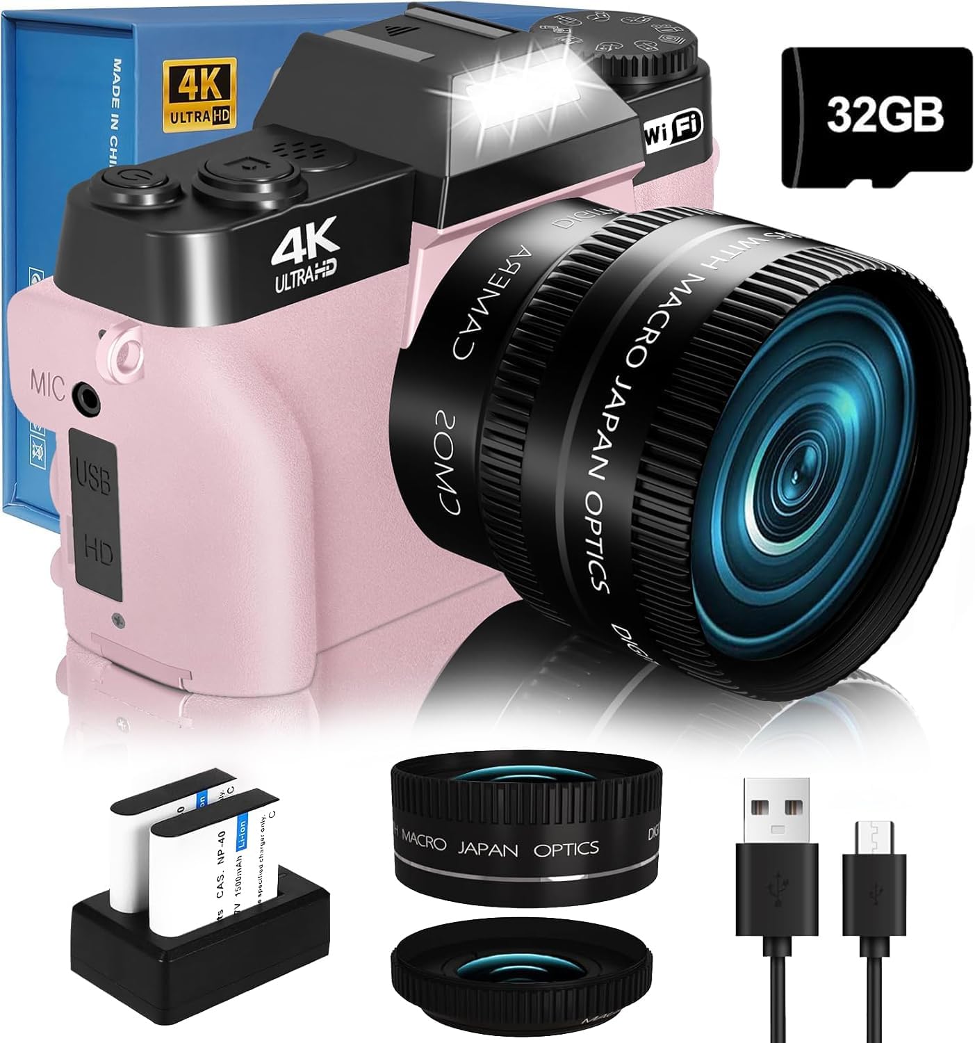 2024 Actualización VJIANGER Cámara Digital para Fotografía y Videob...