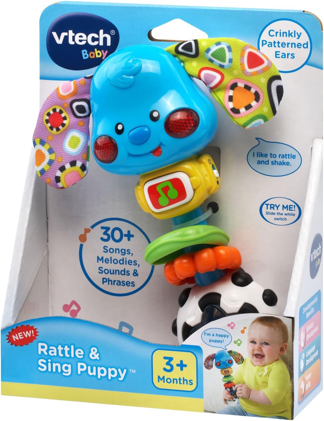 Cachorro sonajero para bebés que canta, de VTech