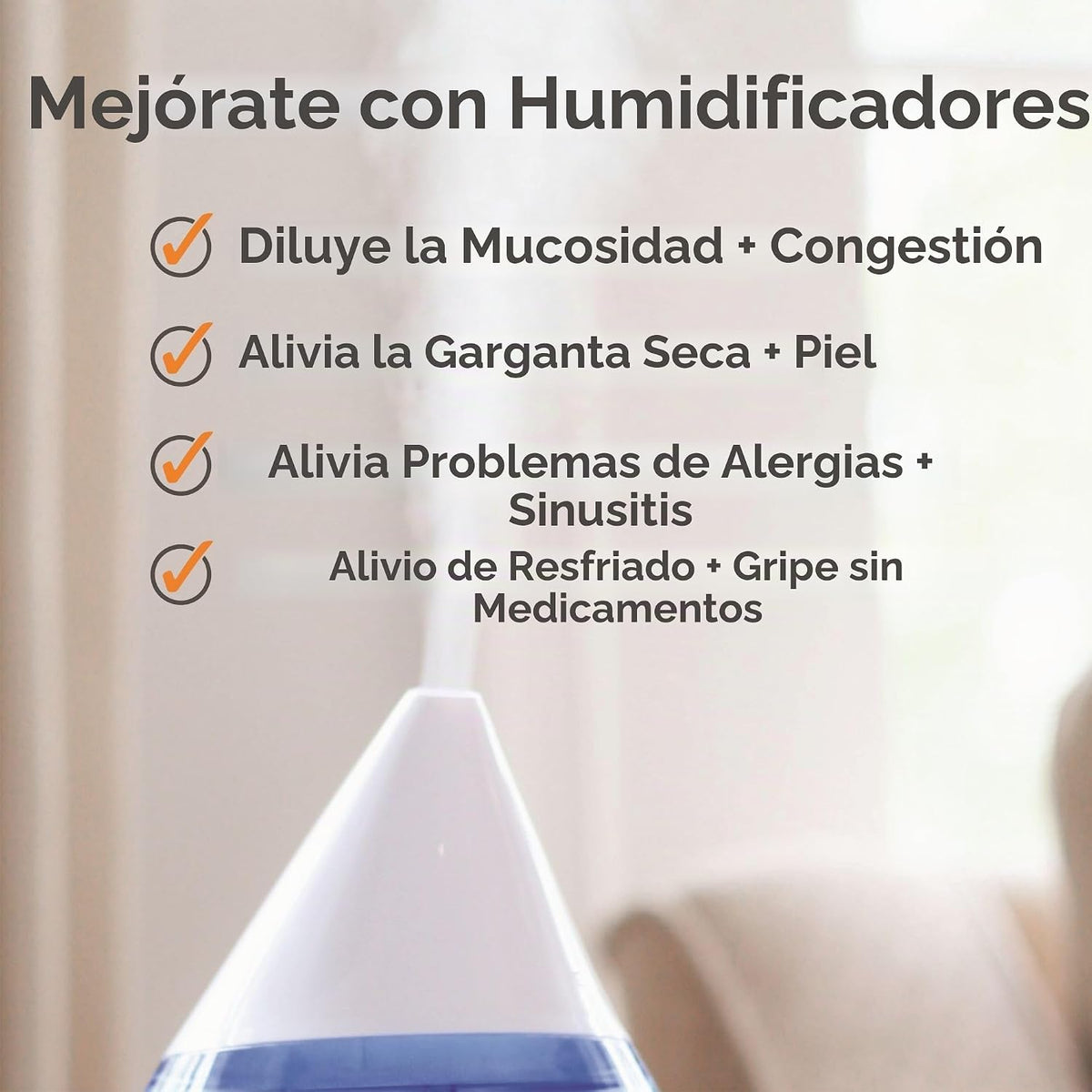 Crane - Humidificador ultrasilencioso 3 en 1 para bebé con bandeja...