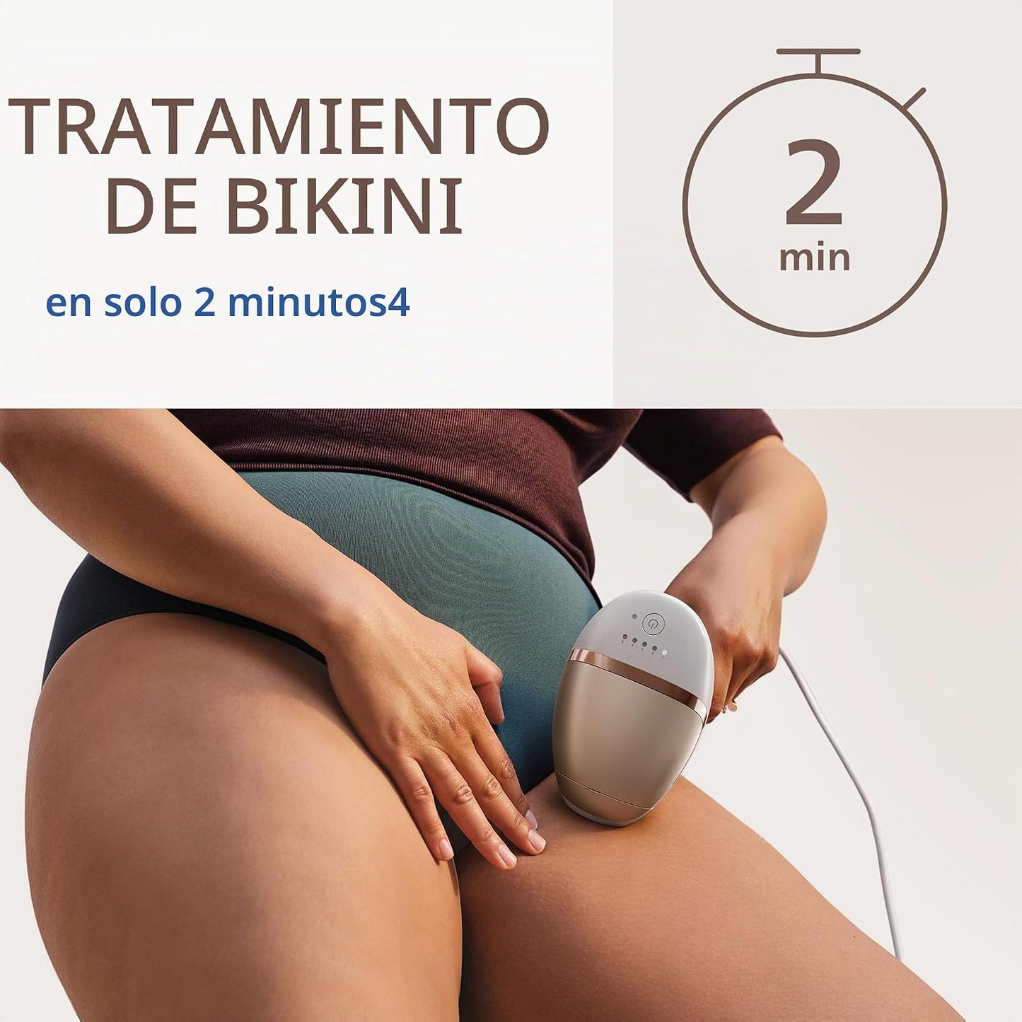 Philips Lumea IPL - Depilación láser tipo salón para mujeres, dispo...
