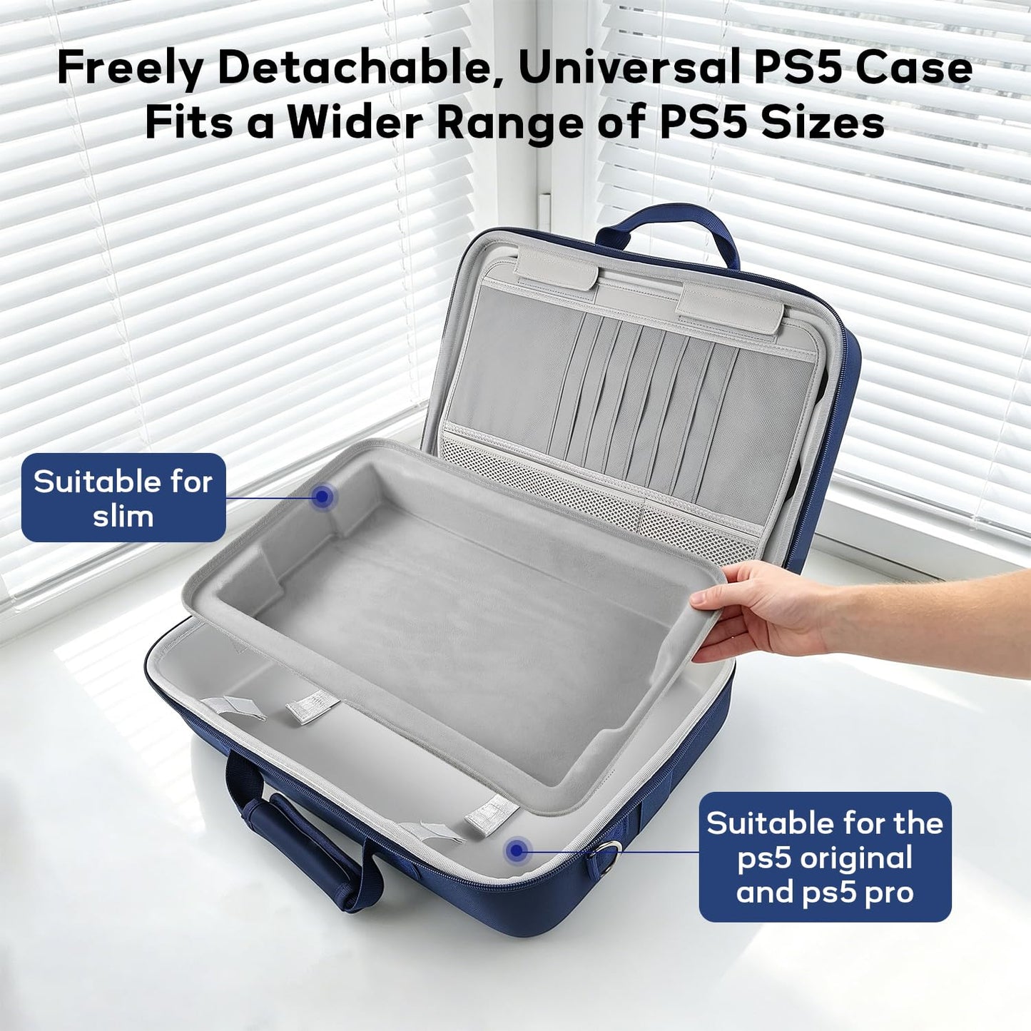 YMTGT Estuche de transporte para PS5\/PS5 Pro\/PS5 Slim, estuche pr...