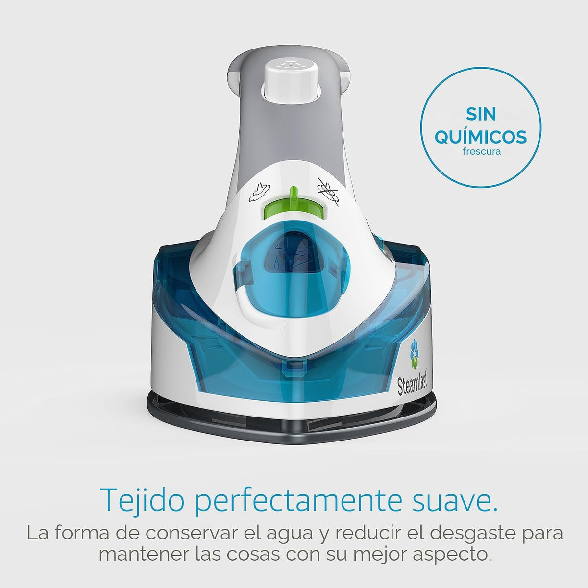Steamfast SF-710 - Mini plancha de vapor, placa base antiadherente,...
