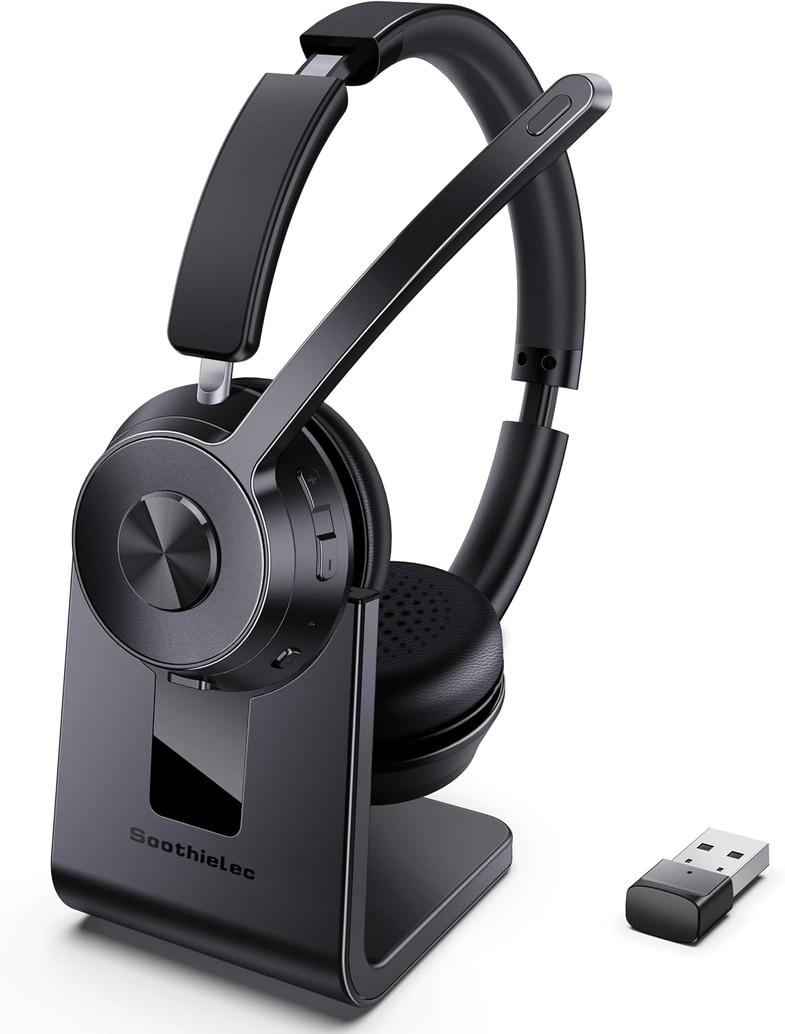 Auriculares inalámbricos con micrófono para el trabajo, Auriculares...
