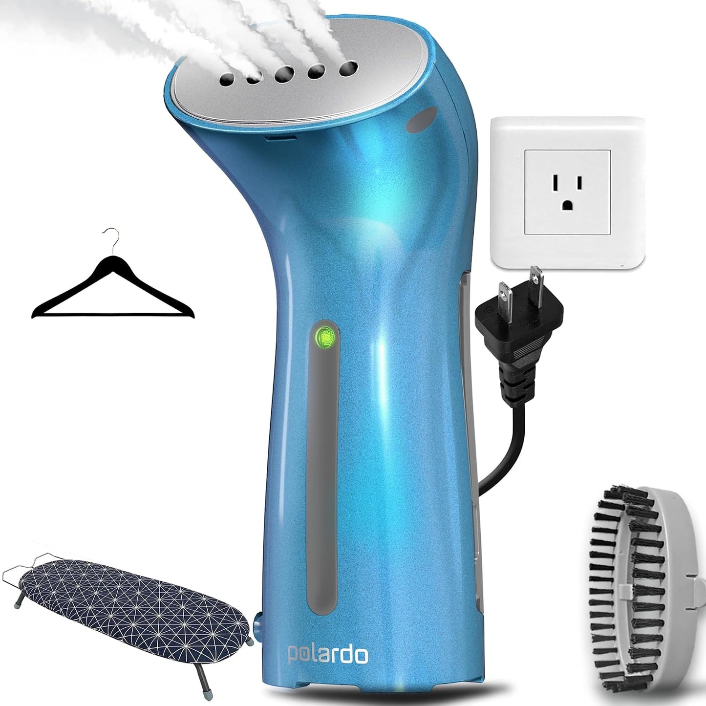 Vaporizador de Ropa Portátil para Viaje, Cabezal de Vapor de Metal,...