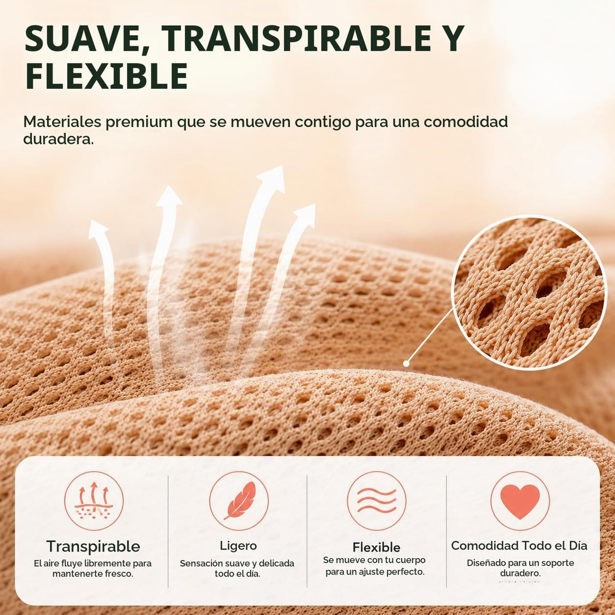 AZMED Cinturón de maternidad con soporte para la espalda - Faja abd...