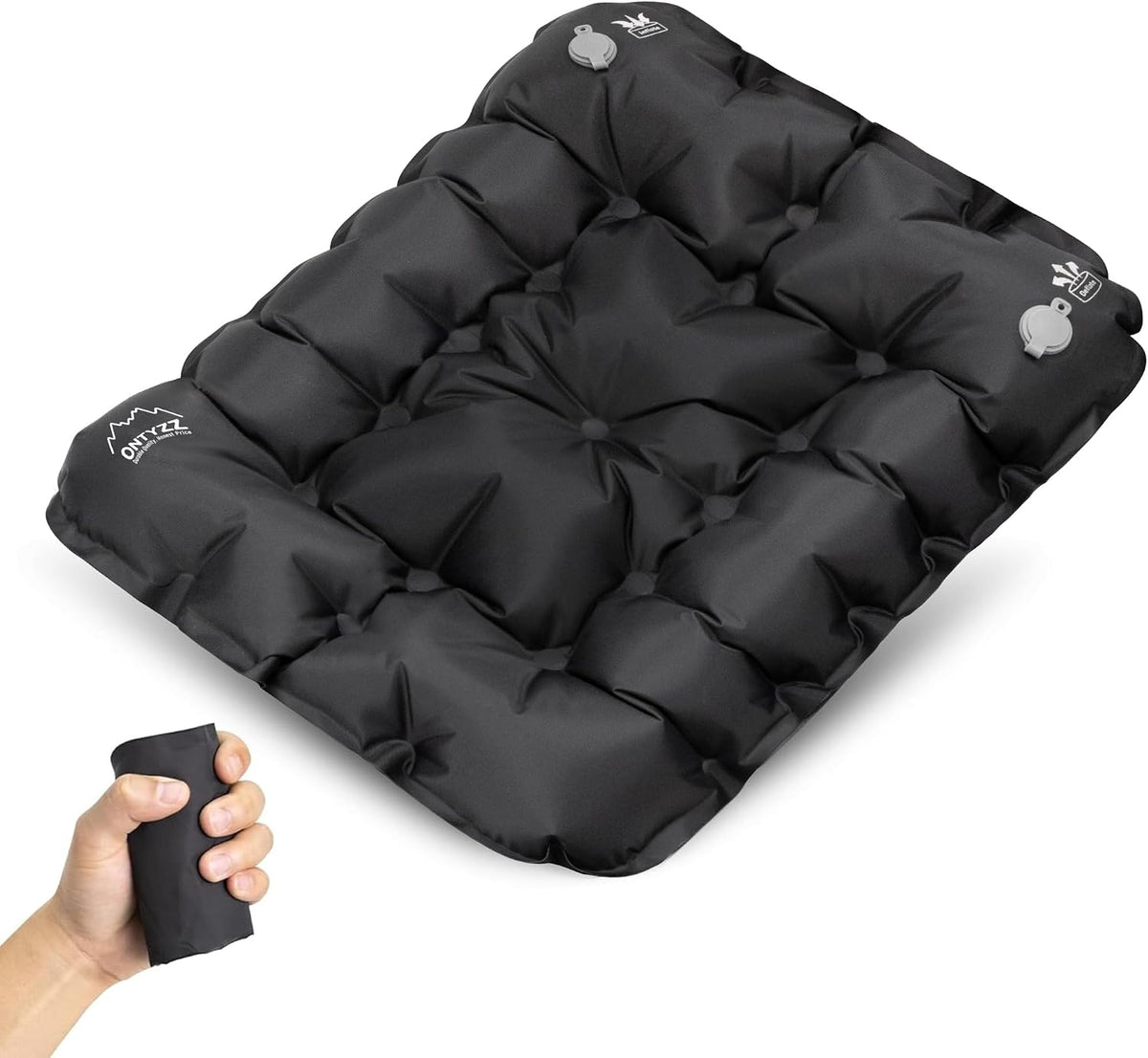 ONTYZZ Cojín inflable para asiento de avión, ligero | Cojín de viaj...