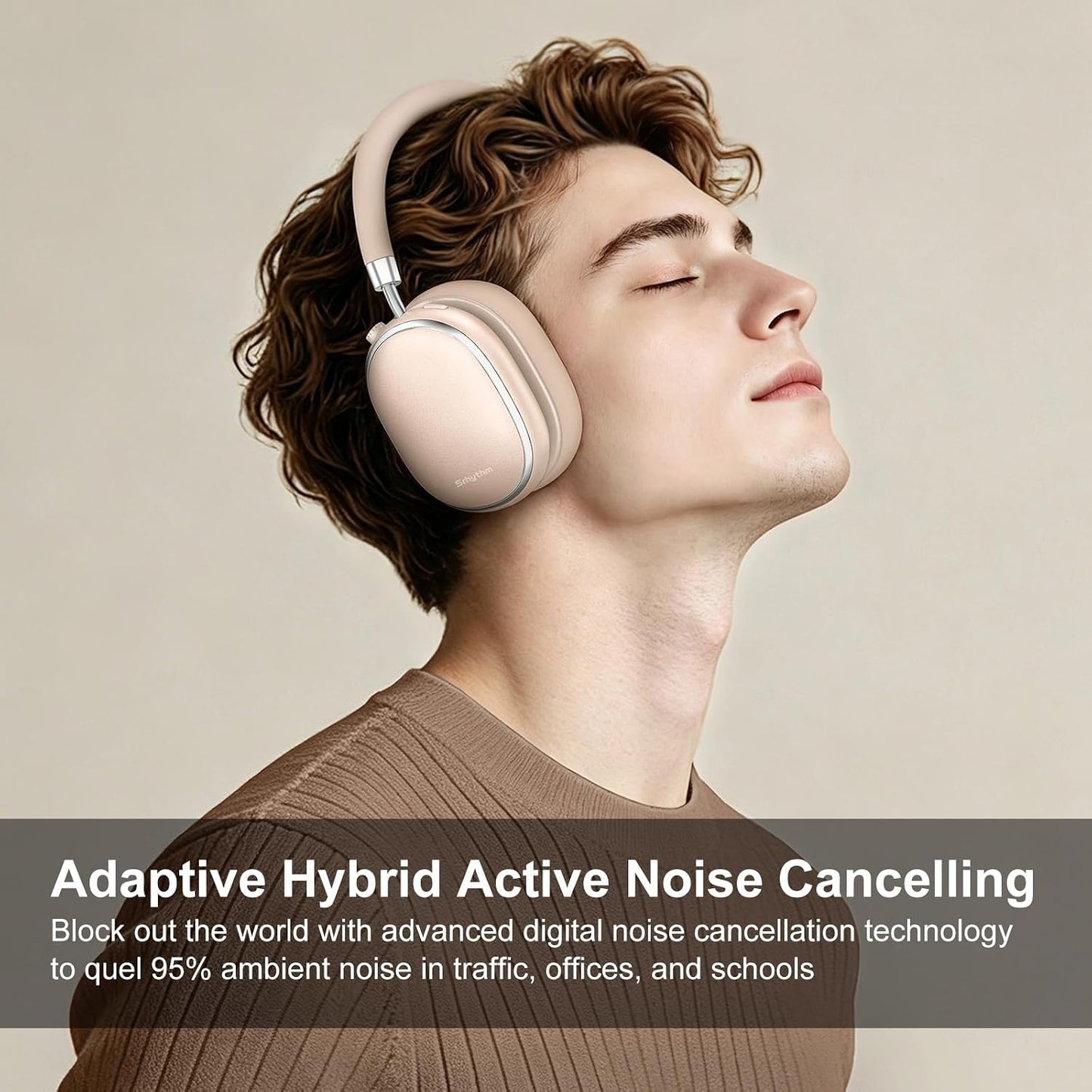 Srhythm NiceComfort 95 Auriculares inalámbricos con cancelación de...