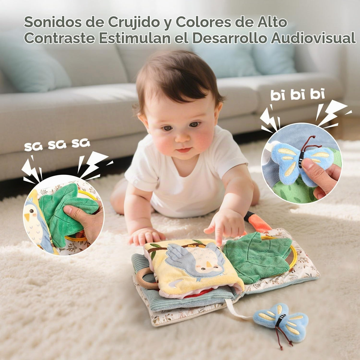 let's make Libros suaves de elefante para bebés de 0 a 6 a 12 m...