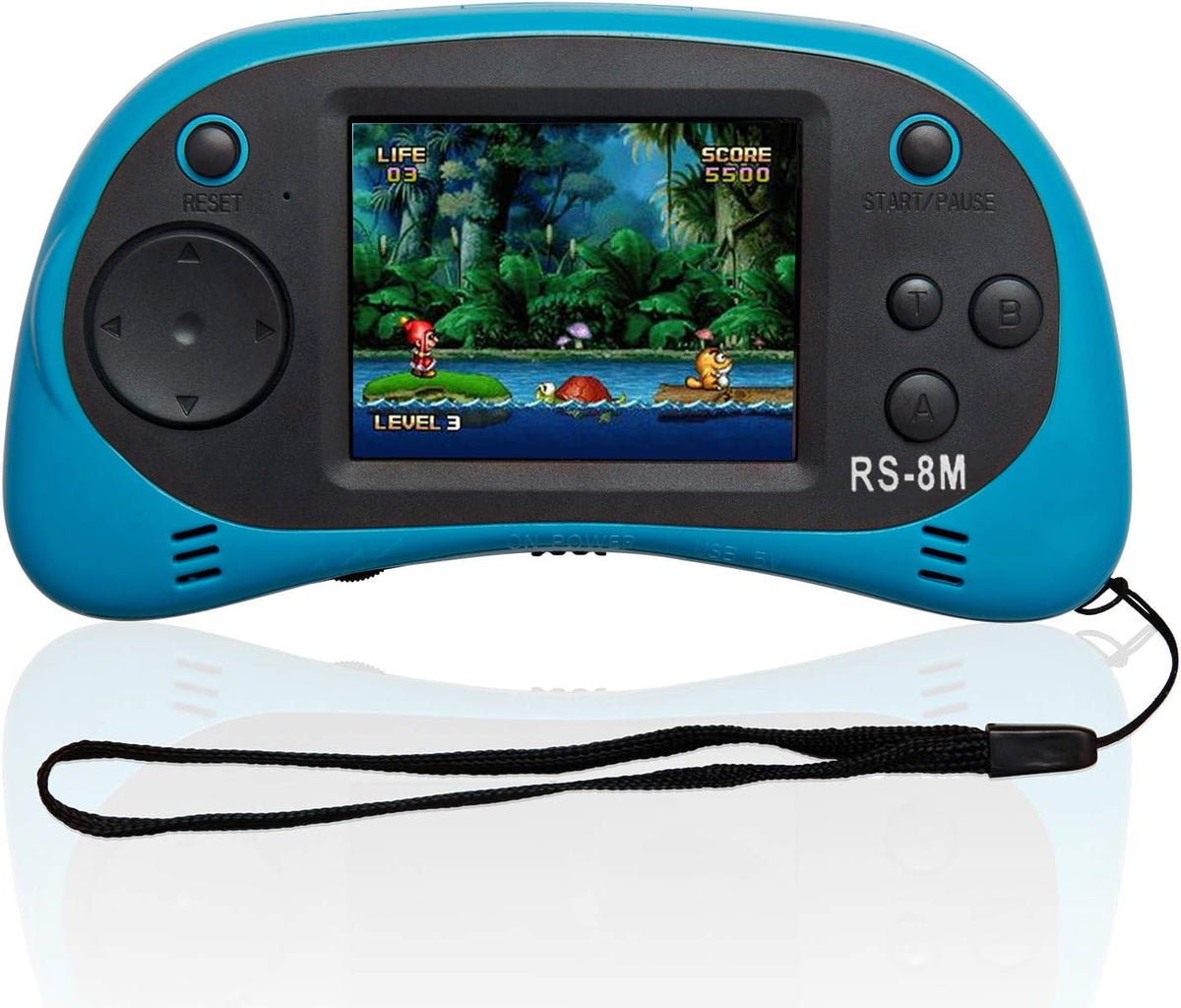 Reproductor de videojuegos portátil de mano para niños con 200 jueg...