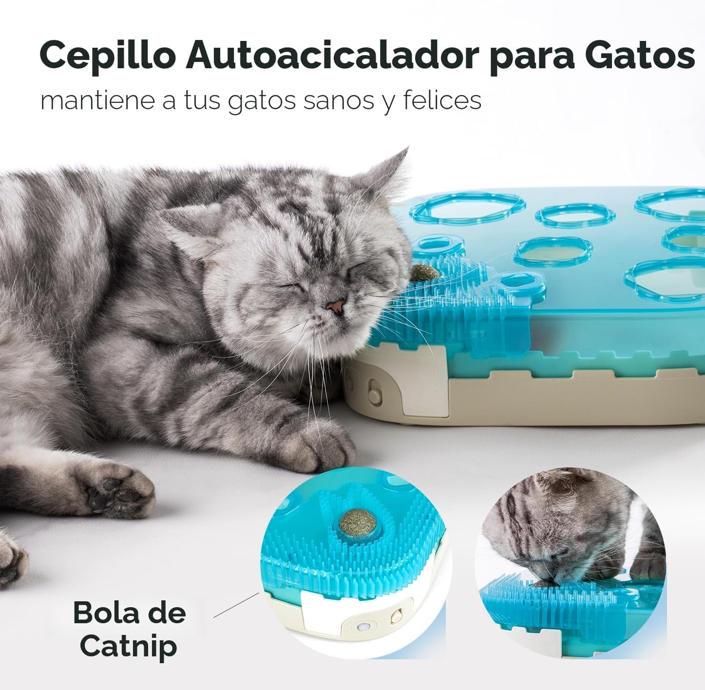 Migipaws Juguete Interactivo 7 en 1 para Gatos Activado por Movimie...