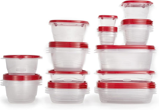 Rubbermaid TakeAlongs - Juego de 26 recipientes transparentes para...