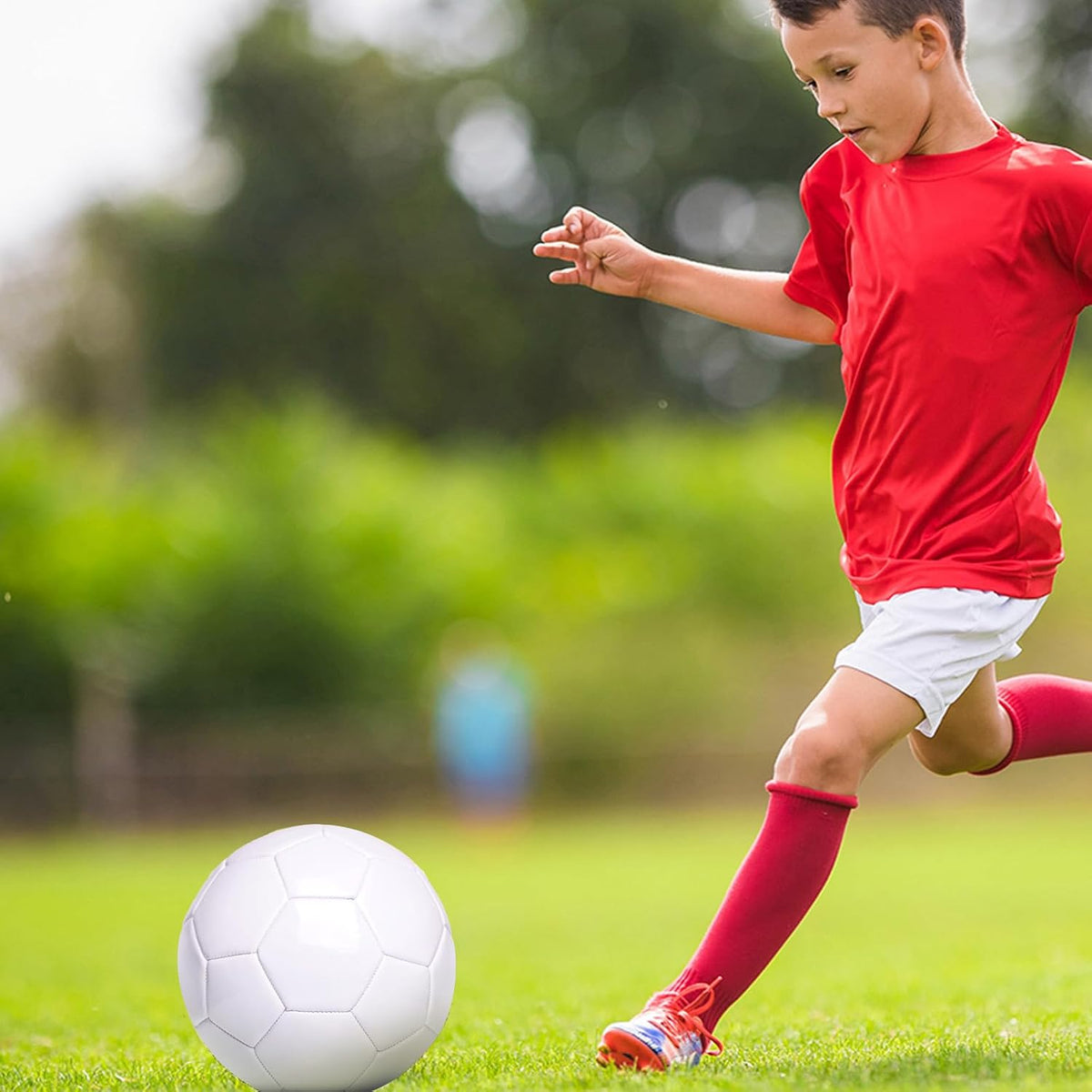 Balón de fútbol SPDTECH tamaño 3 4 5 Color puro DIY niños niño rega...