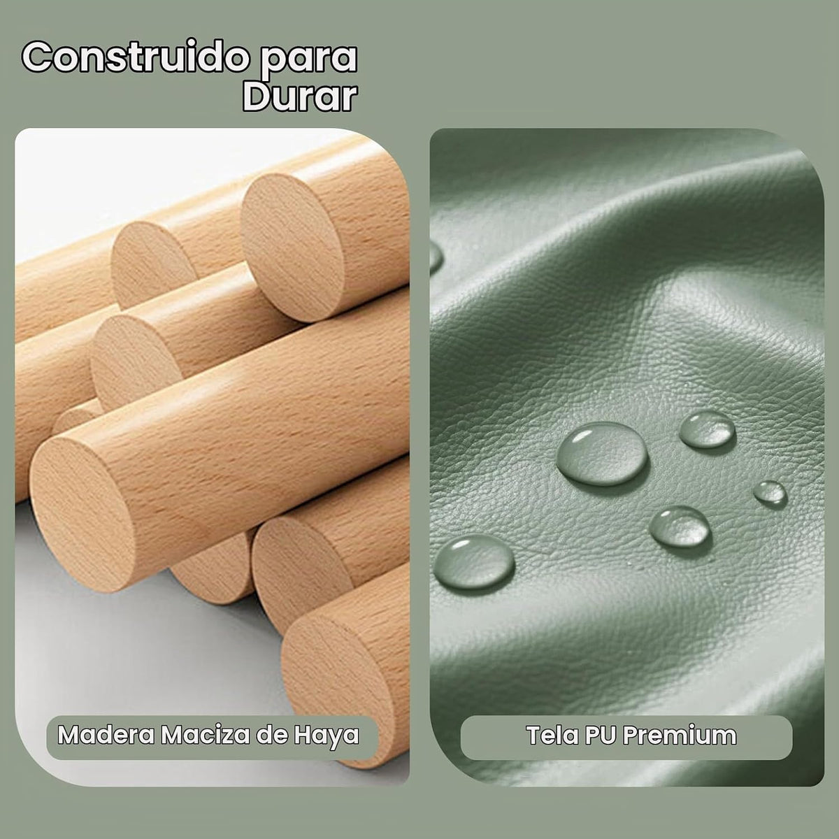 Dream On Me NibbleNest - Silla alta de madera 6 en 1, bandeja extra...