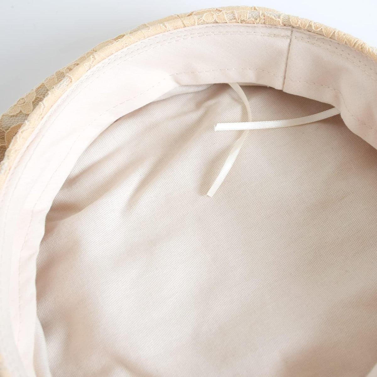 AICHUAN Boina de encaje elegante para mujer, boina de vestido franc...