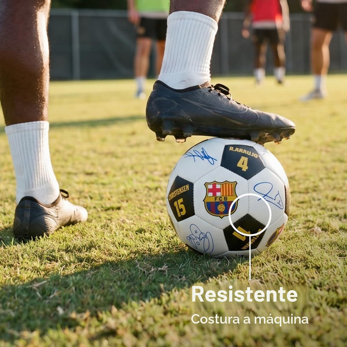 Maccabi Art Balón de fútbol con licencia oficial del FC Barcelona,...