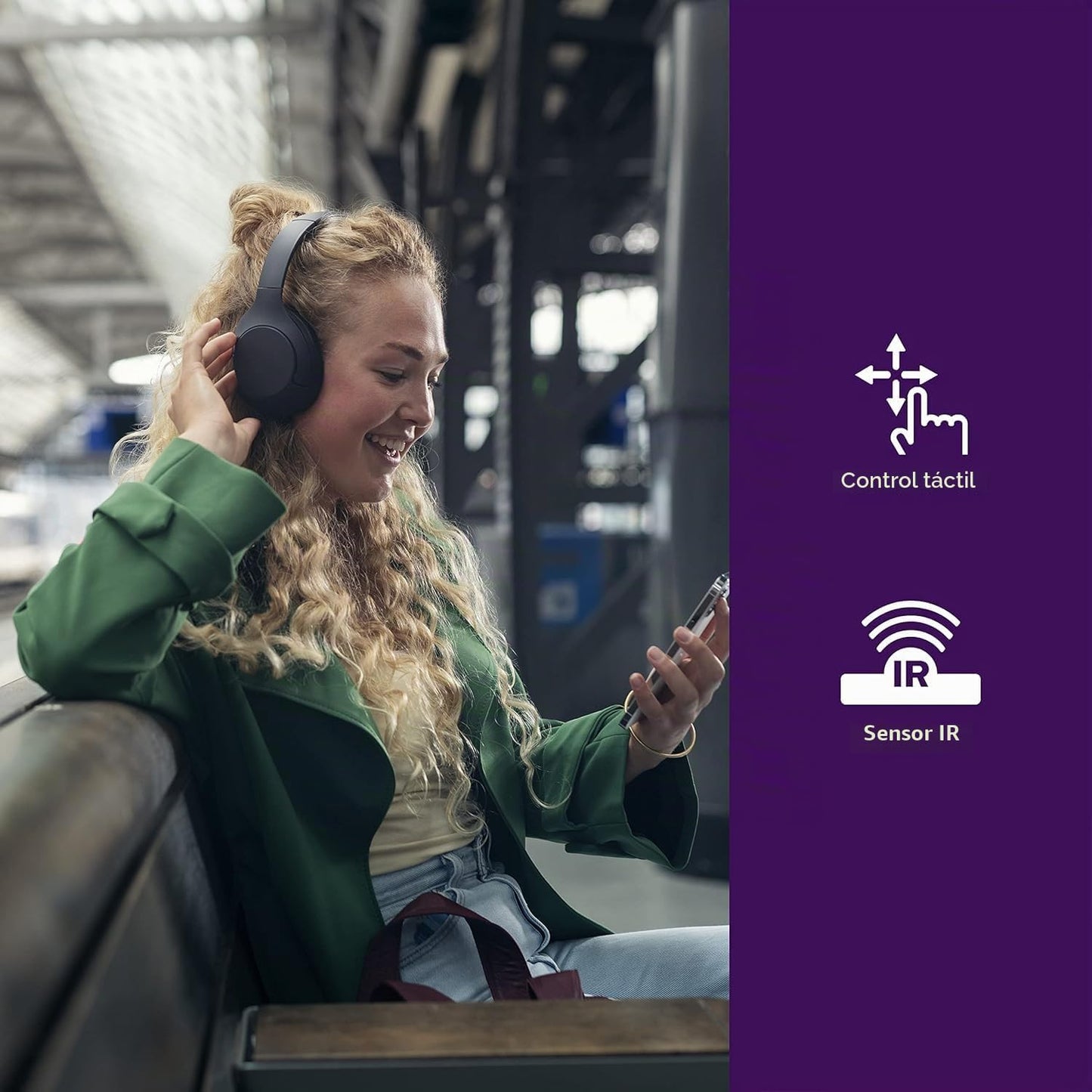 PHILIPS H8506 Auriculares inalámbricos sobre la oreja con cancelaci...