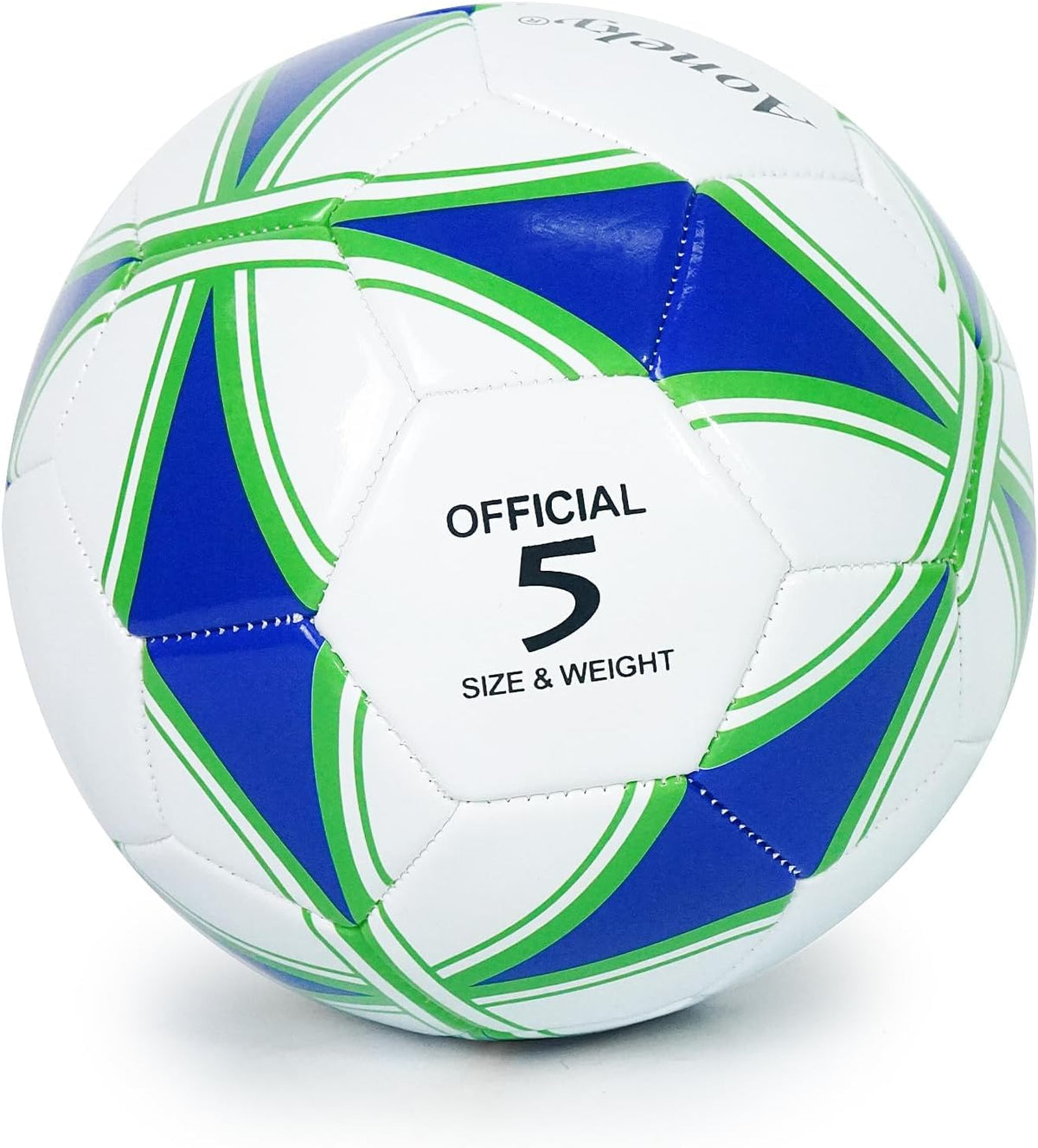 Aoneky Balón de fútbol tradicional de tamaño 5 para adultos, se env...