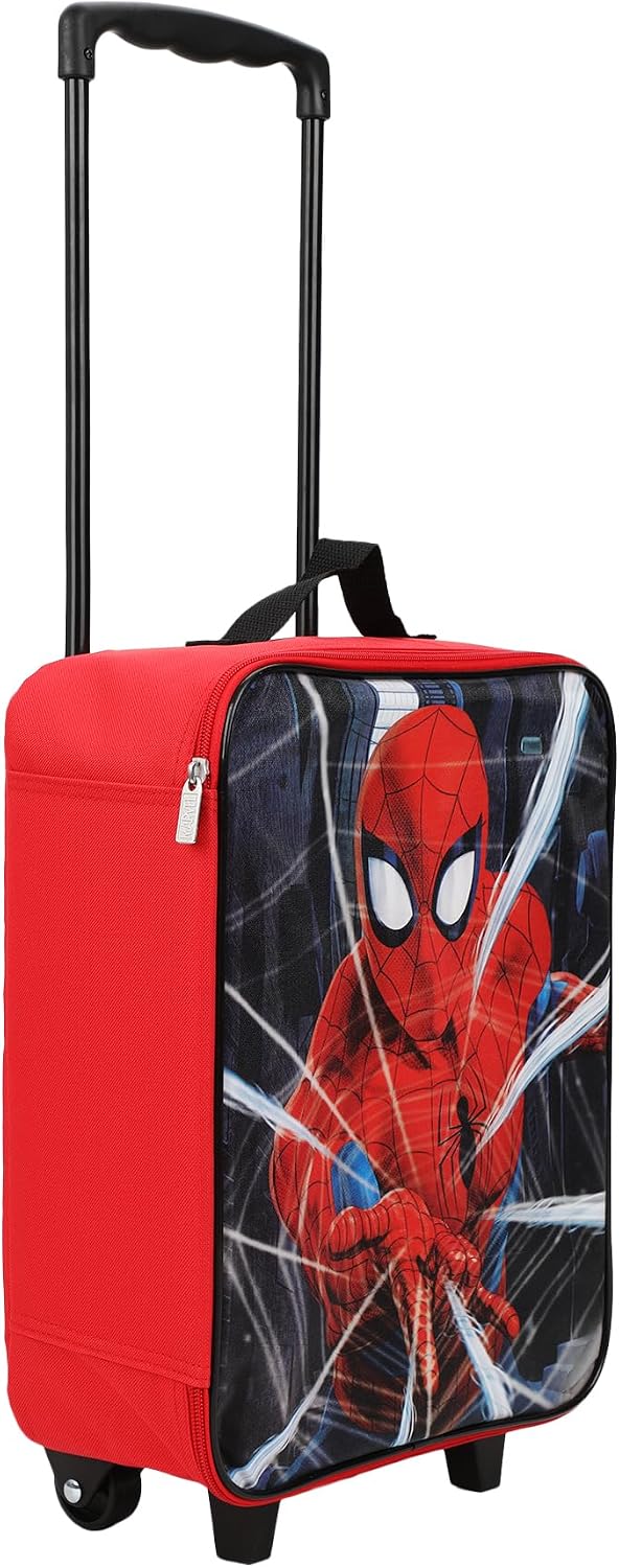 Bioworld Spider-Man Web - Equipaje de 14" para jóvenes