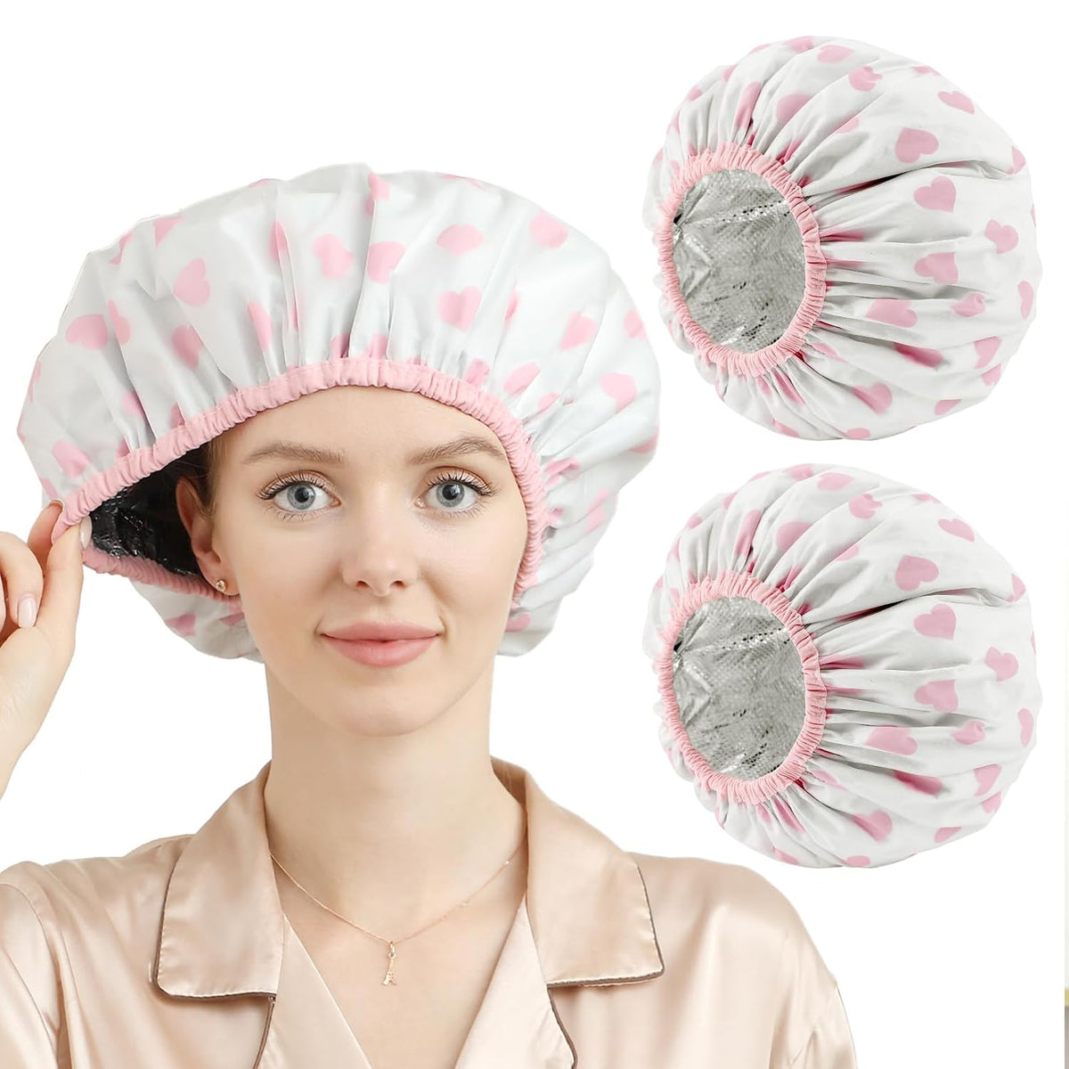 YIZIJIZI 2 Piezas Gorro Térmico para Acondicionamiento Profundo, Go...