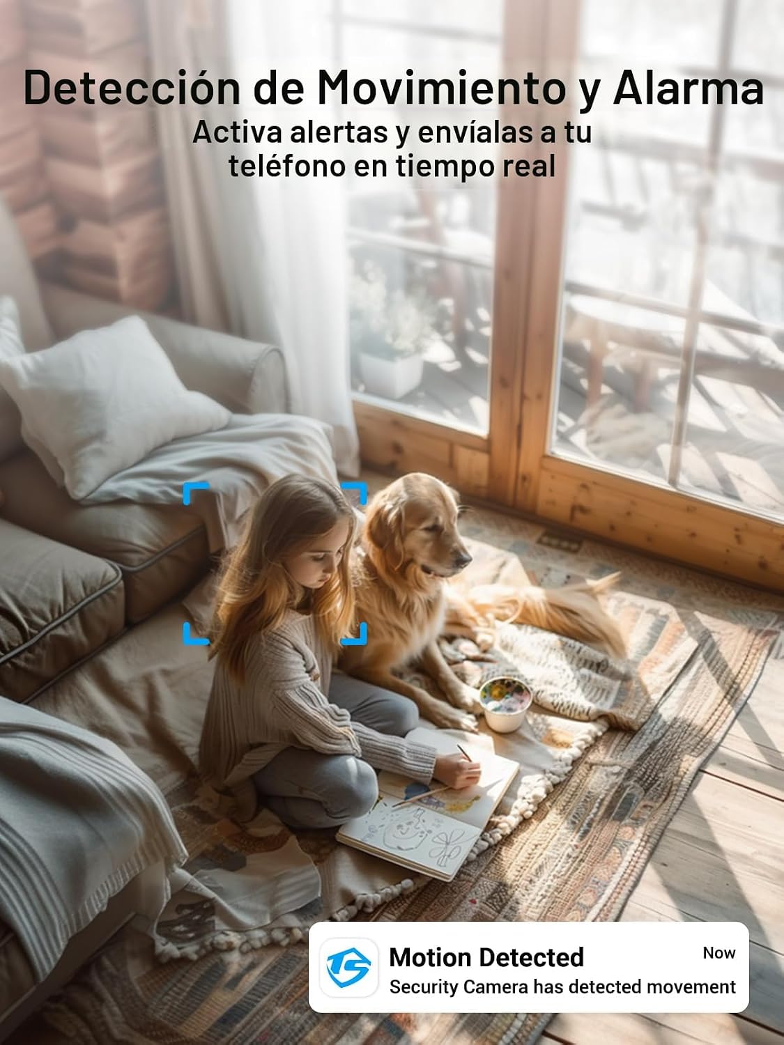 [5G y 2.4G] Cámara de seguridad para interiores y exteriores para e...