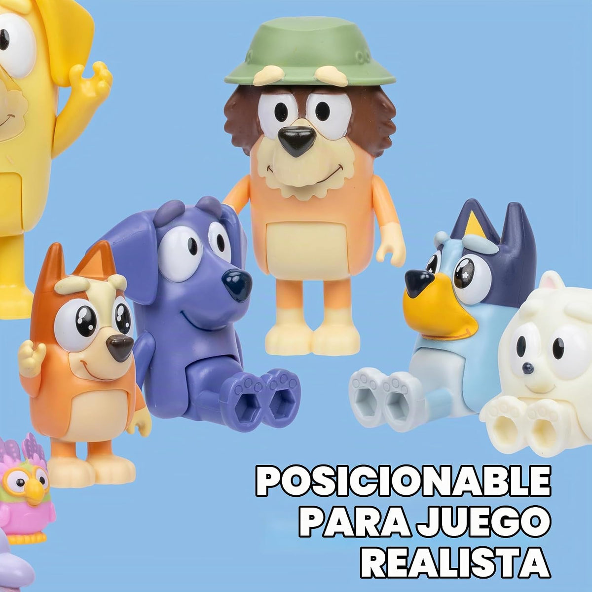 Bluey Super Fan - Juego de figuras de 12 personajes | 9 mini figura...