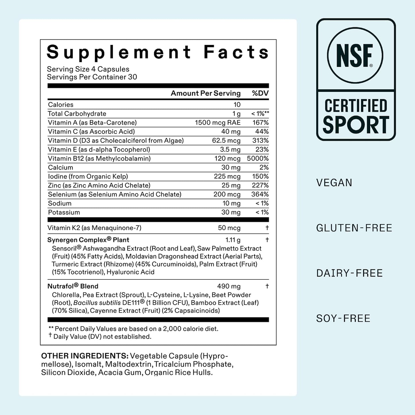 Nutrafol Suplementos para el crecimiento del cabello para mujeres,...