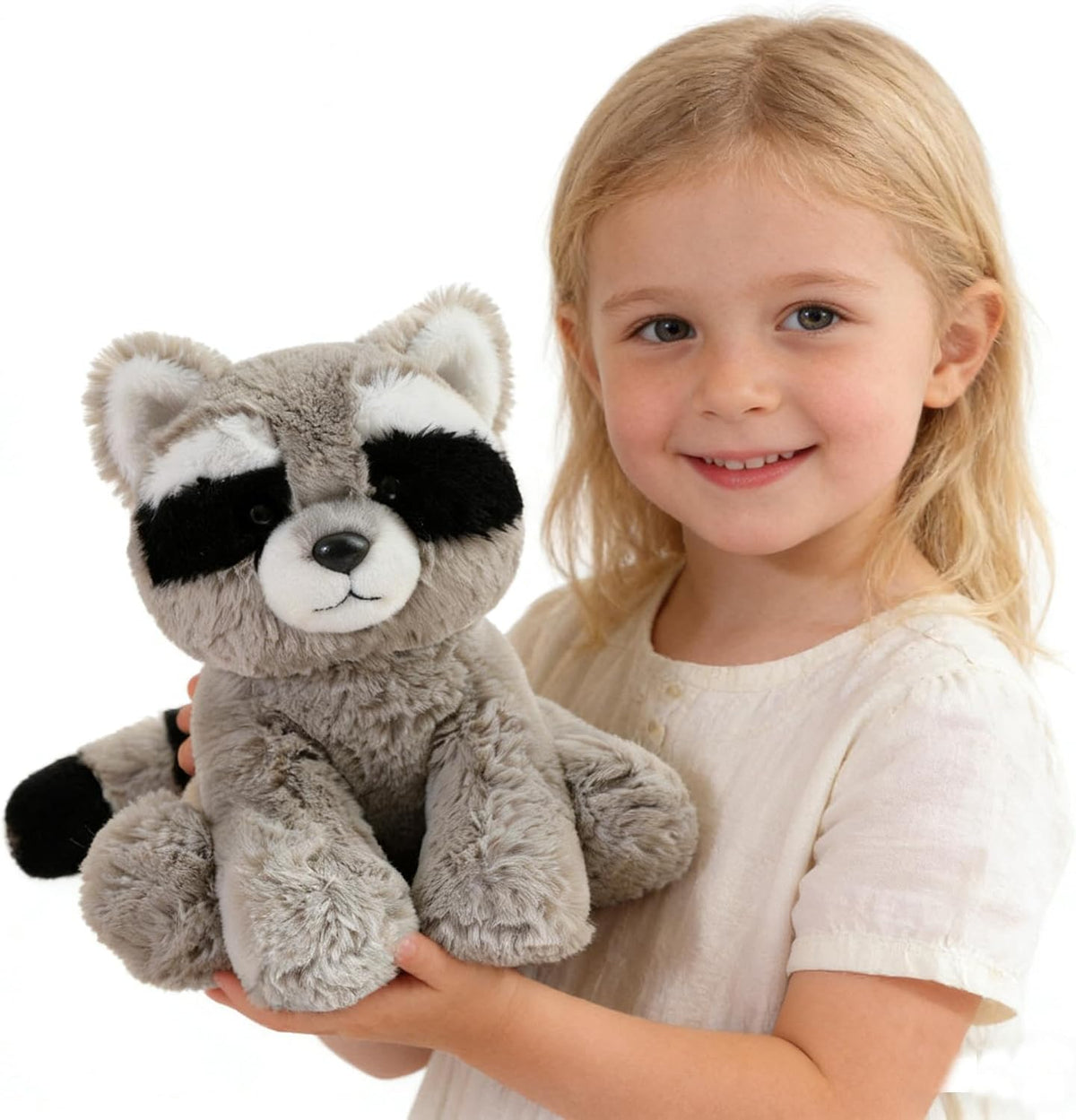 YUKOUQIAN Muñeco de peluche de mapache lindo juguete de 8 pulgadas...