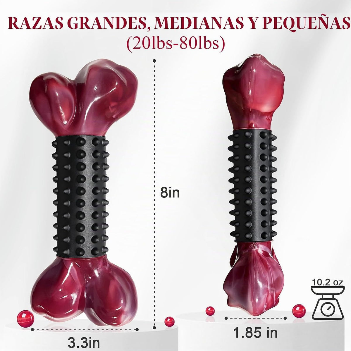 Apasiri Juguetes para perros para masticadores agresivos con sabor...