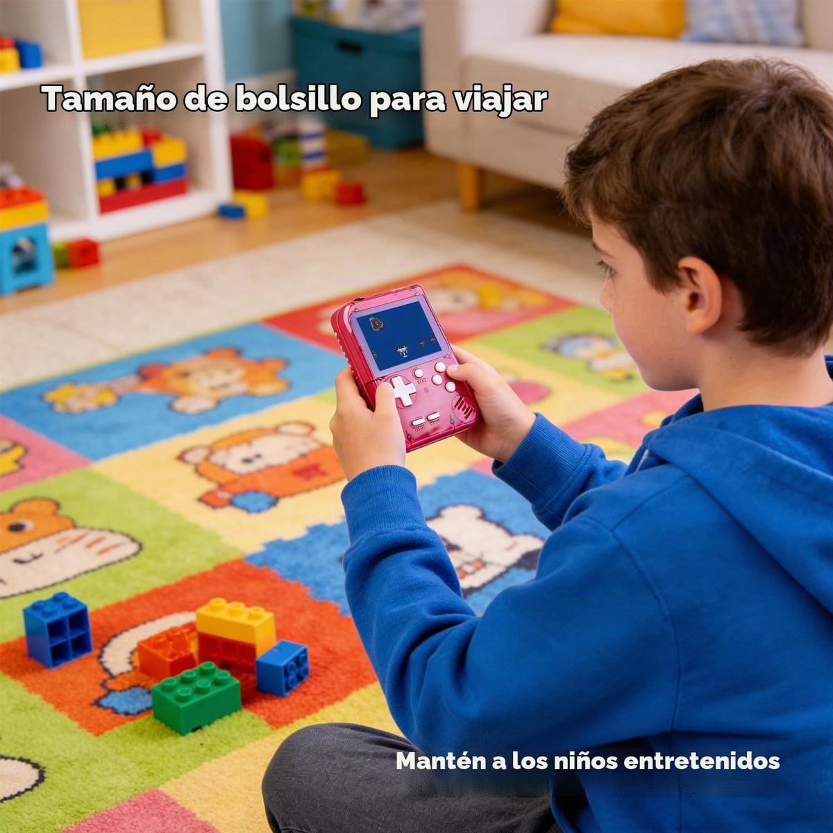 Consola de juegos portátil para niños precargada 400 juegos clásico...
