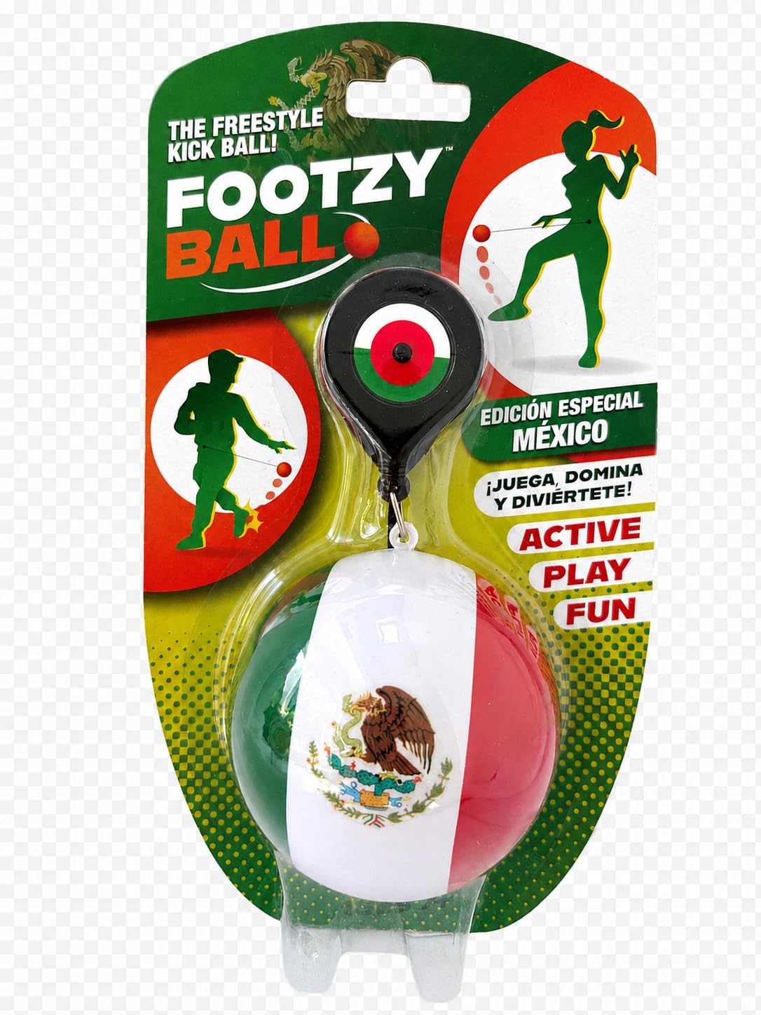 azul naranja FootzyBall México Balón de fútbol Foot Fidget | Bola d...