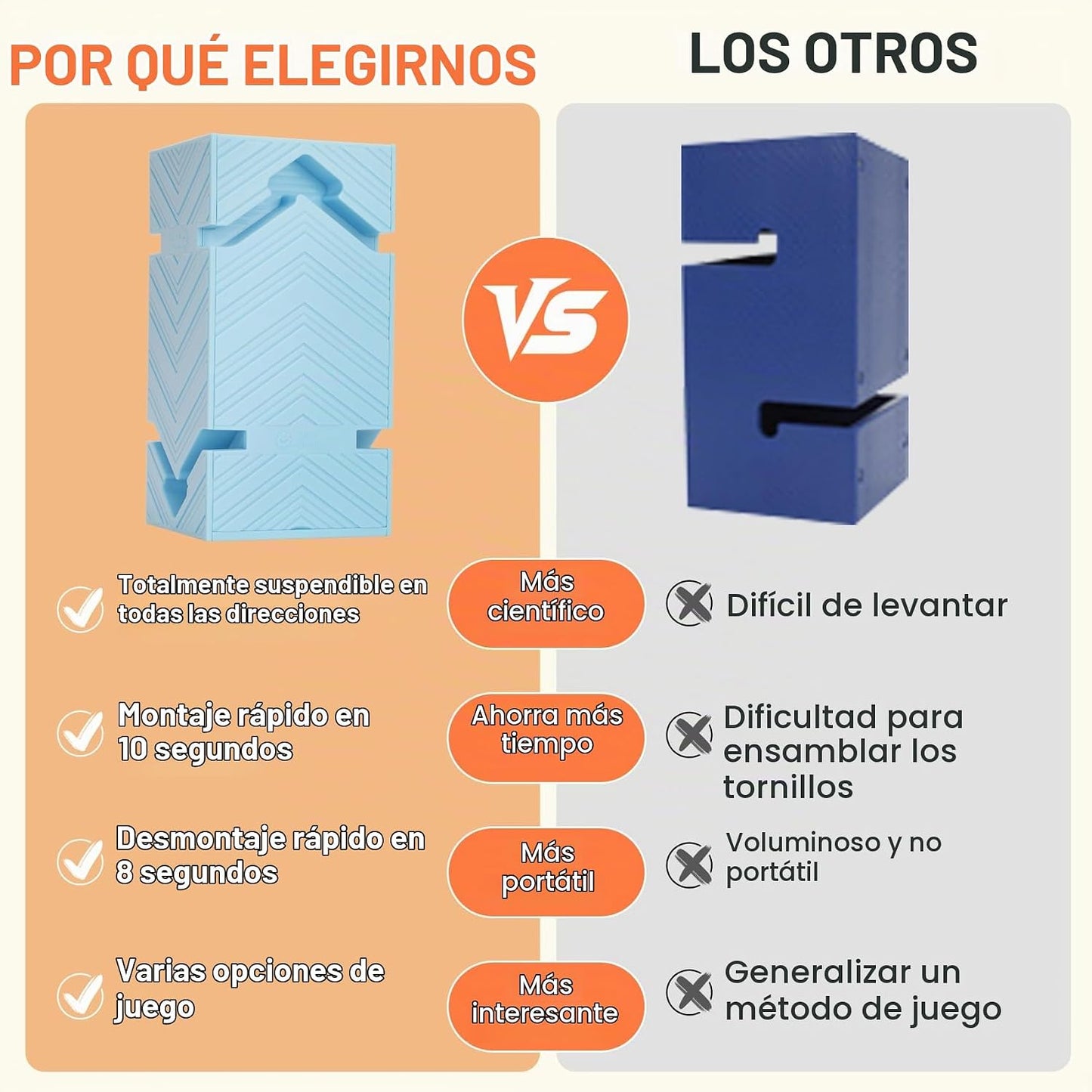 Juego de 5 bloques de construcción de trabajo en equipo, juegos de...