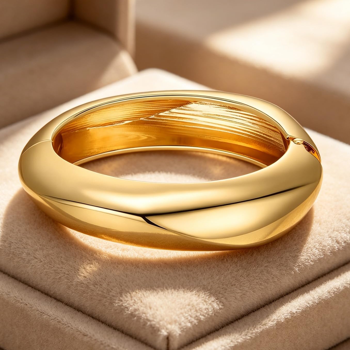 MTINAPS Brazalete de oro para mujeres y adolescentes, pulsera de mo...
