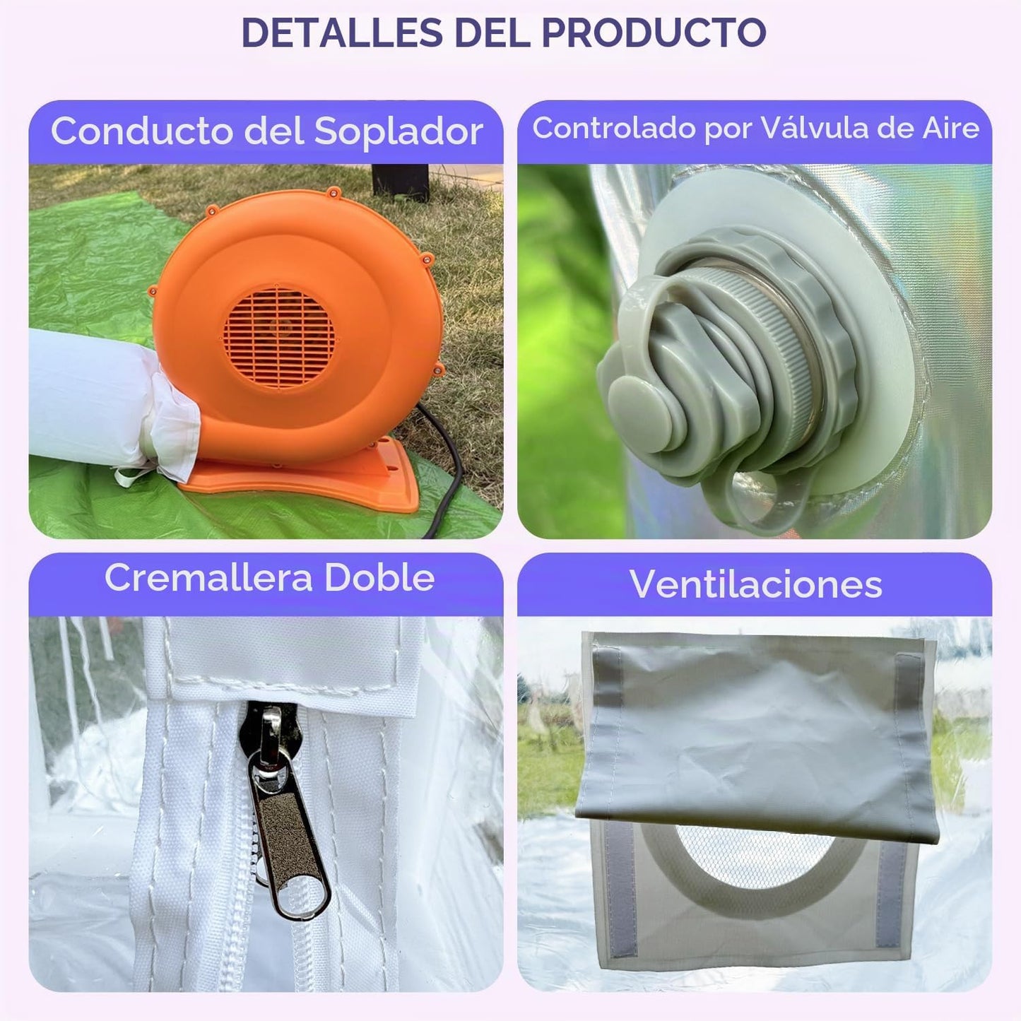 Cúpula inflable de la casa de la burbuja de 10ft para los niños, ti...