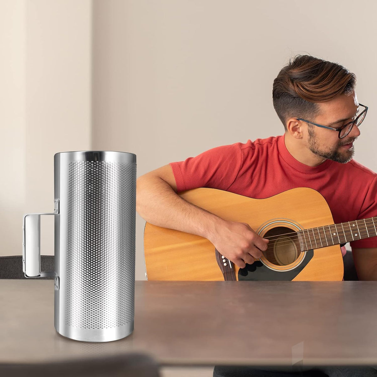 Soulmate Acero inoxidable Guiro Shaker 12" 6" Instrumento d...