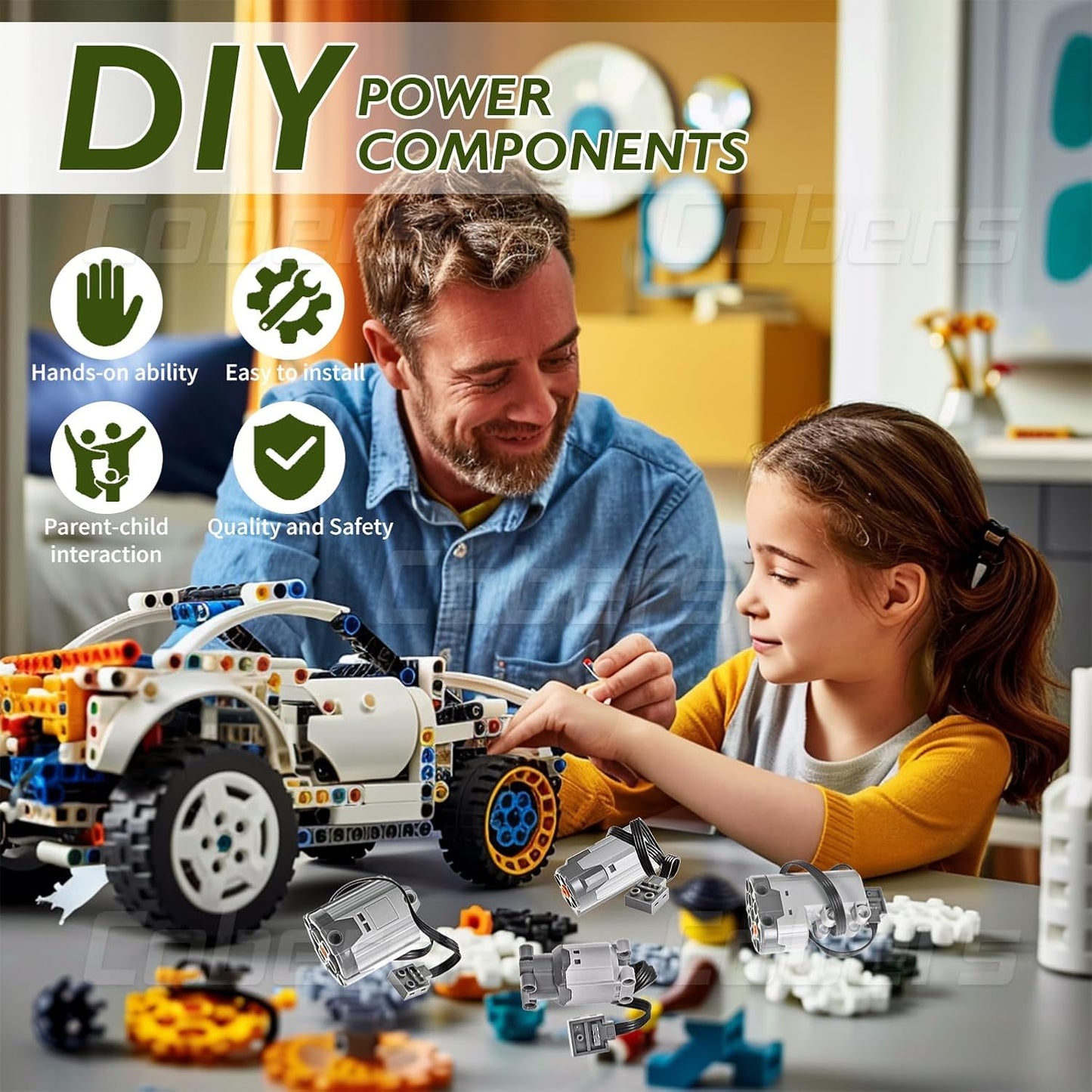 Cobers Kit de motor de función de potencia de 32 piezas compatible...